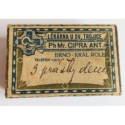 Pudełko apteczne na pastylki, ok.1910 r